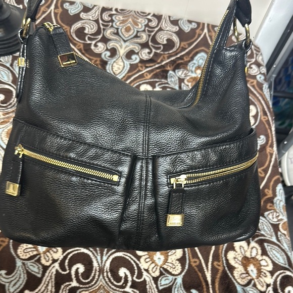 MICHAEL Michael Kors Black with Gold Hardware Hobo Bag - Picture 15 of 15